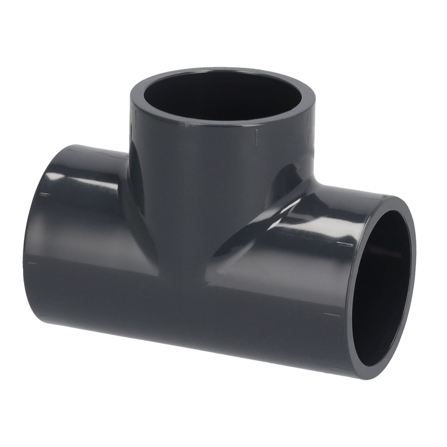 Hydro-s T-Stück 90° PVC D50 mm Klebemuffe PN16