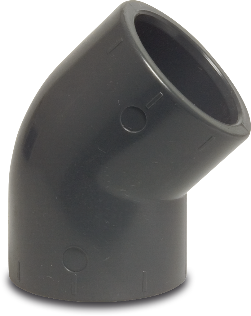 PVC Winkel 45° D50x50mm